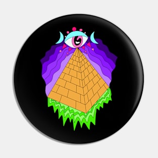 Slimy Pyramid Pin