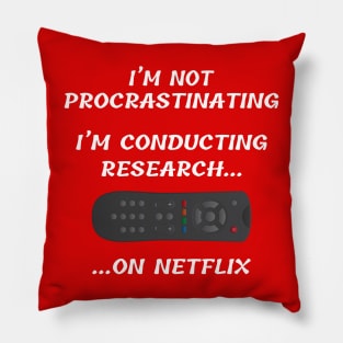 Conducting Research Pillow