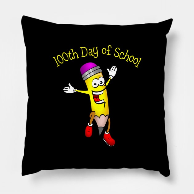 100 Days of School Pillow by Flippin' Sweet Gear