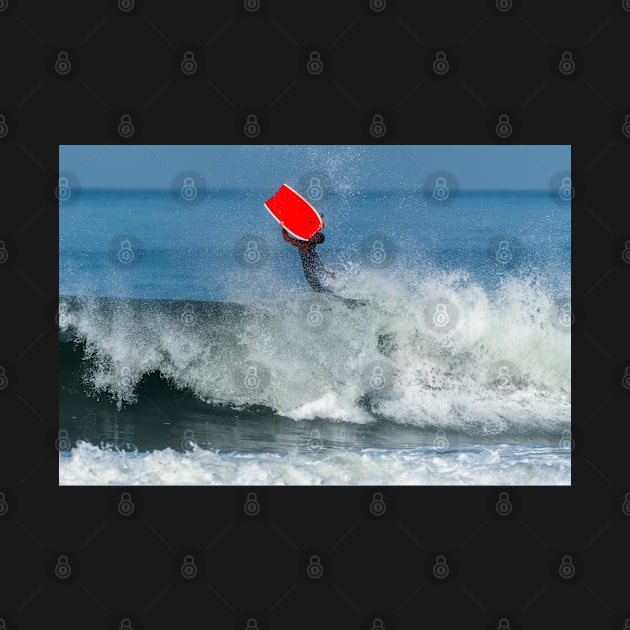 Bodyboarder in action by homydesign