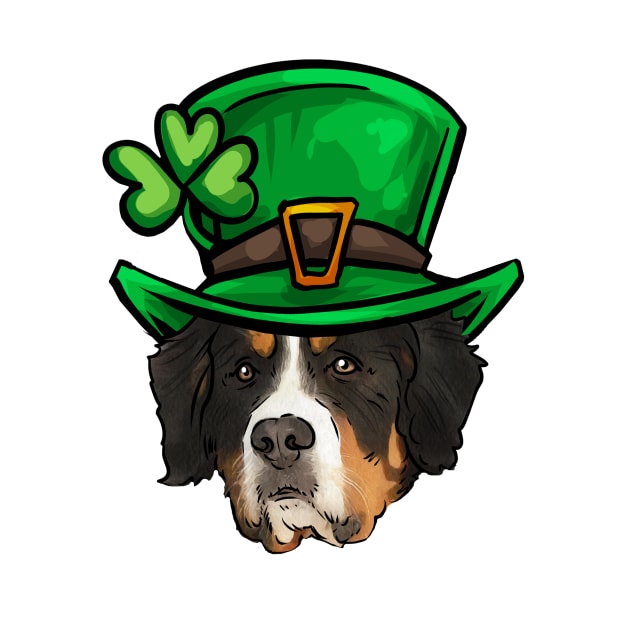 St Patricks Day Bernese Mountain Dog by whyitsme