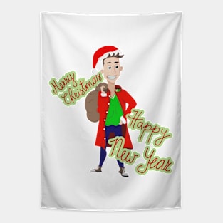 Your Neighborhood Santa is here Tapestry