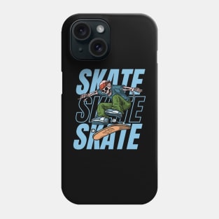 Skateboard Skull Phone Case