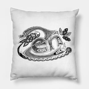 Celtic Zen illumination way 6 Pillow