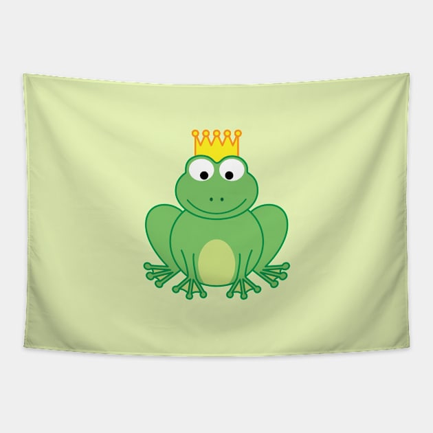 Frog Prince | by queenie's cards Tapestry by queenie's cards