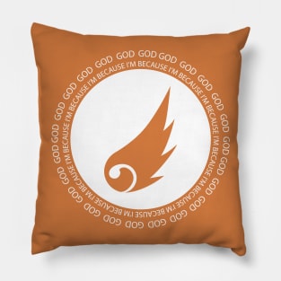 [Kamidere] Because I'm God (White) Pillow