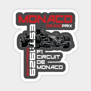 Circuit De Monaco F1 Grand Prix Est:1929 Magnet
