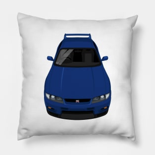 Skyline GTR V Spec R33 - Marina Blue Pillow