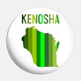 Green Kenosha Pin