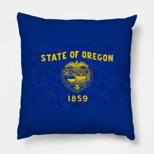 State flag of Oregon Obverse Pillow