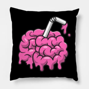 Brain Juice Cartoon Pillow