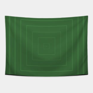 Bullseye Pattern no.6 Two Alternating Shades of Green Lines Tapestry