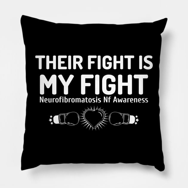 Neurofibromatosis Nf Awareness Pillow by Advocacy Tees