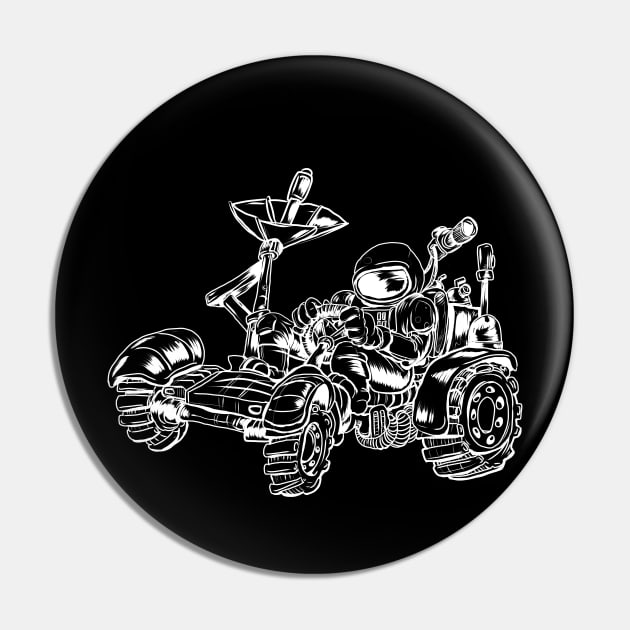 Moon Buggy Cartoon Pin by silentrob668