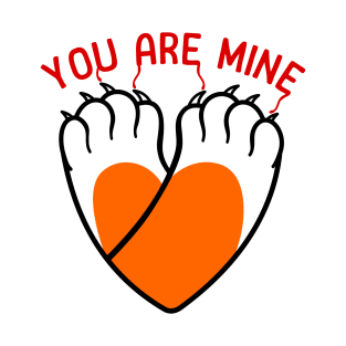 You are mine and cat T-Shirt