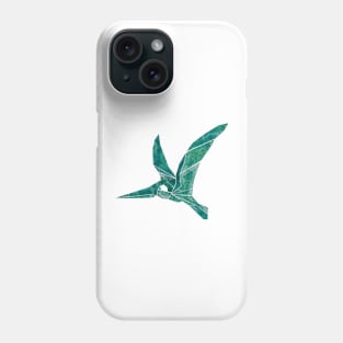 geometric pterodactyl Phone Case