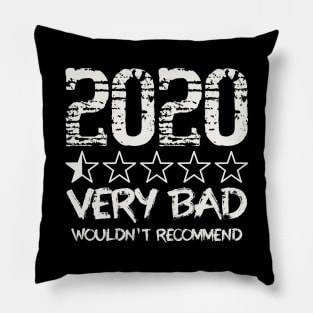 2020 Very Bad Would Not Recommend, Half Star Rating Pillow