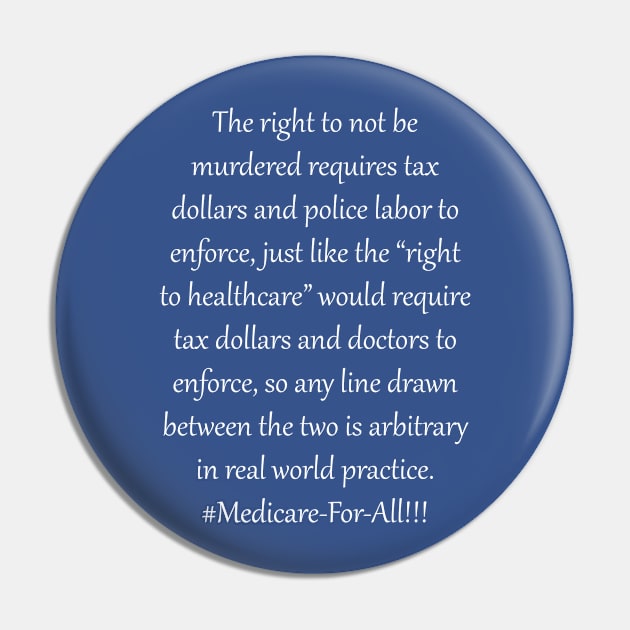 Bernie's Progressive Universal Healthcare Plan Pin by cankrist