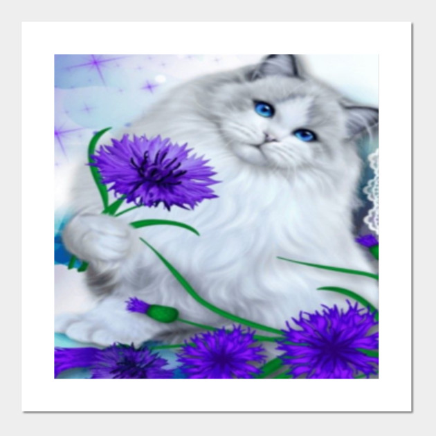 Cute Fat Cat Cute Cat Posters And Art Prints Teepublic