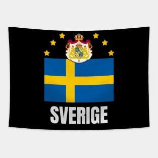 Sweden Flag National Emblem Swedish National Pride Tapestry