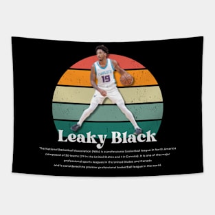 Leaky Black Vintage V1 Tapestry