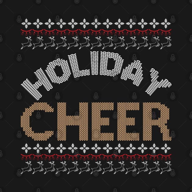 Holiday Cheer ugly christmas sweater by MZeeDesigns