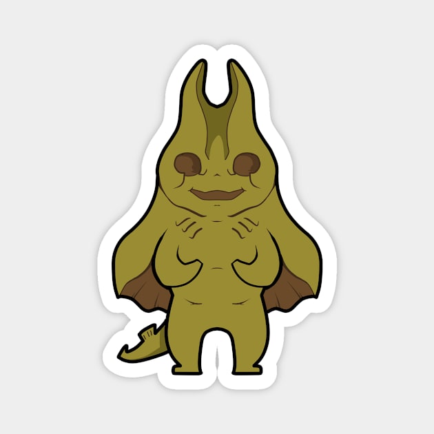 Compendium of Arcane Beasts and Critters - Jenny Haniver (Textless) Magnet by taShepard