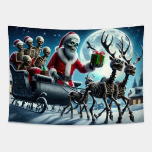 Zombie Santa Tapestry