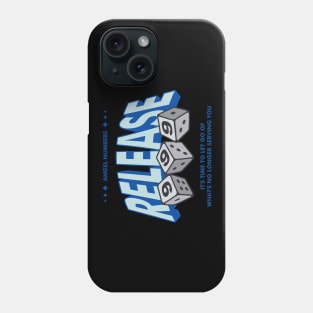 Angel Numbers 999 Release word lettering art Phone Case