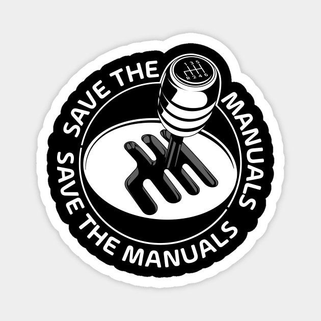 Save the manual transmission Magnet by pujartwork