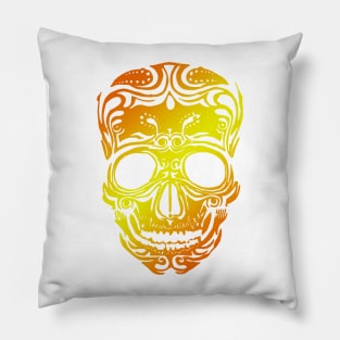 Gold Skull Pillow