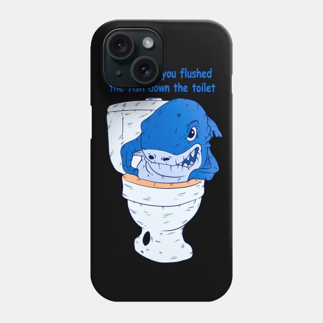 shark Phone Case by vanpaul54