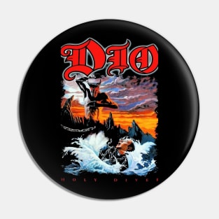 DIO HOLY DIVER MERCH VTG Pin