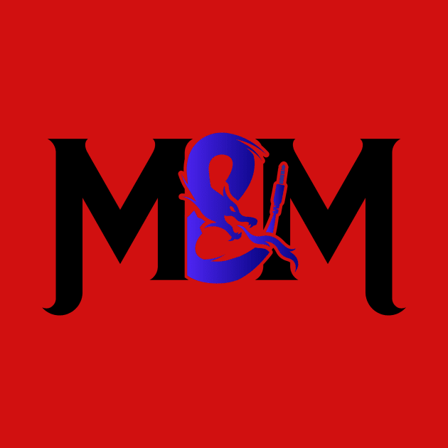 M&M Blue Black Logo by Microphones and Monsters