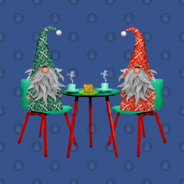 Merry Christmas Elf On Table by holidaystore