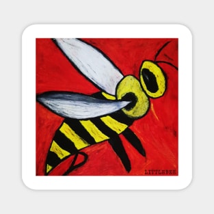 Abstract Artsy Bee Nature Lover T-shirt Magnet