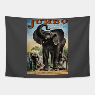 Vintage Jumbo Circus Elephant Tapestry