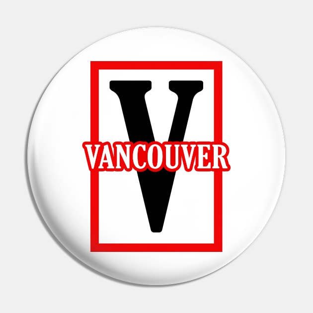 Vancouver Pin by colorsplash