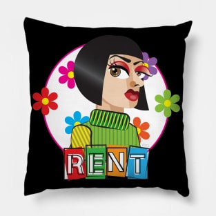 Hedwig's Midnight Radio Presents: RENT - Podcast Logo Without Text (by Raziel) Pillow