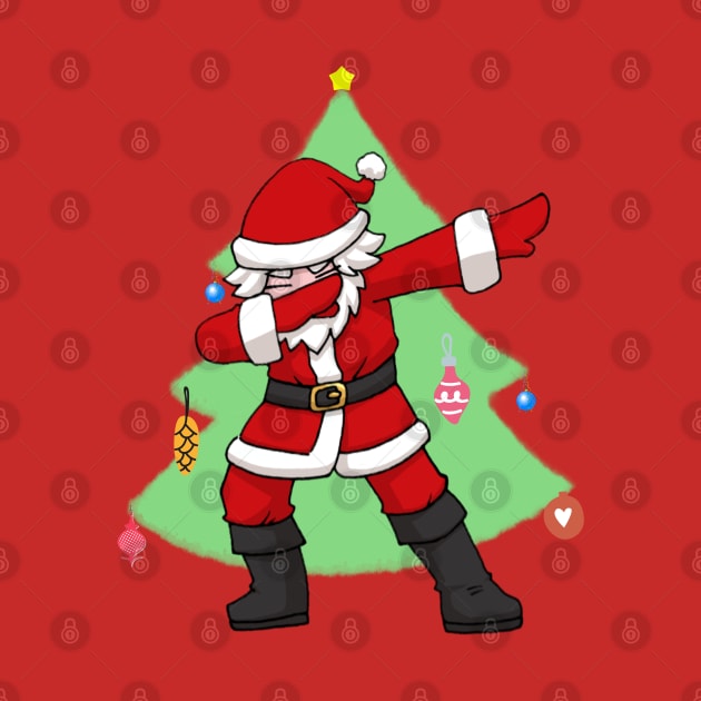 Anime Dabbing Santa by TonTomDesignz