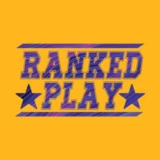 Ranked play in cod mw battle game purple streamer player T-Shirt