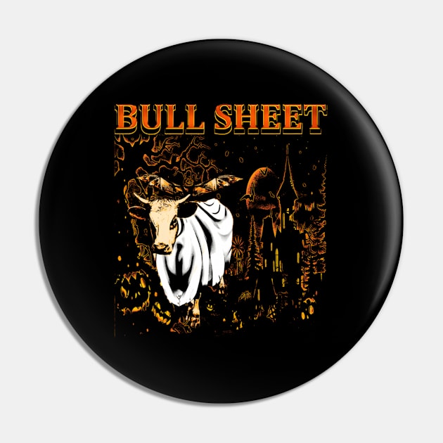 Bull Sheet Ghost Cow Pin by lmsmarcel