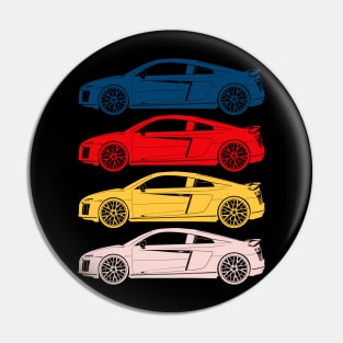 Audi r8 all colors Pin