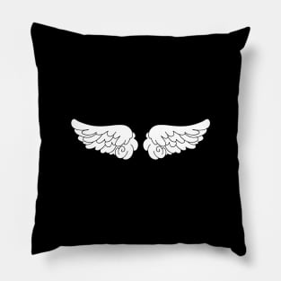 Fluffy White Wings Pillow