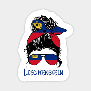 Liechtenstein girl, Liechtenstein Flag, Liechtenstein gift heritage,  Liechtensteiner girlfriend, Magnet