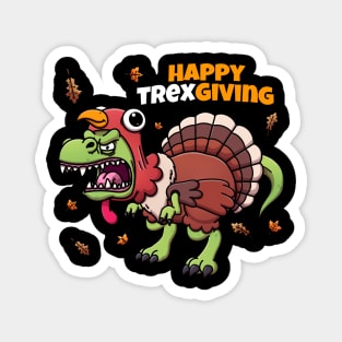 Happy Trex Giving Magnet