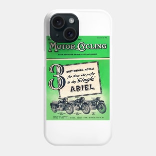 Vintage Motor Cycle Magazine Cover Phone Case