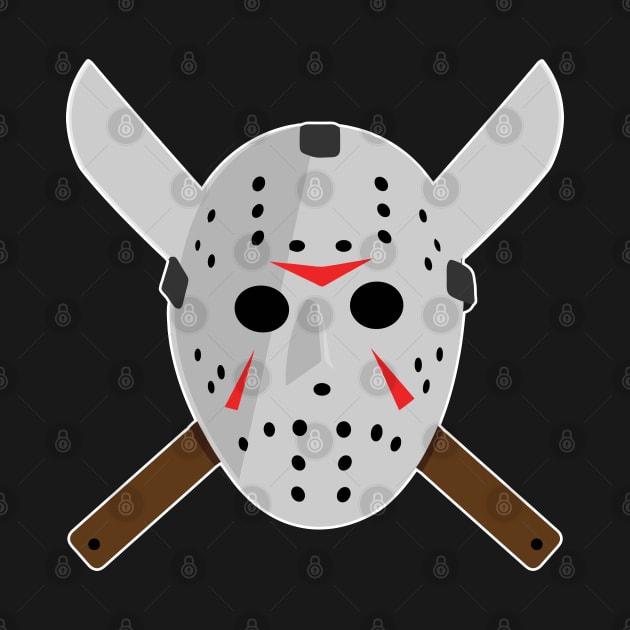 Hockey masked horror movie killer by old_school_designs
