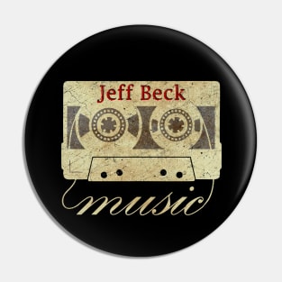 ElaCuteOfficeGirl, cassette tape Jeff Beck vintage Pin