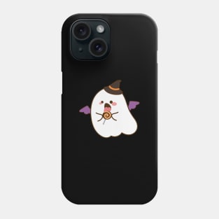 Cute ghost with Candy Phone Case